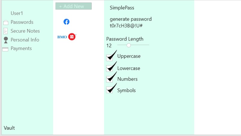 SimplePass – screenshot 1