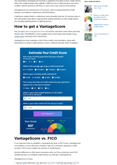 Embeddable Credit Score Calculator – screenshot 2