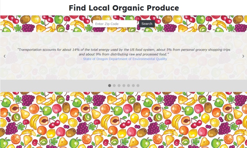 Find Local Organic Produce – screenshot 1