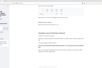 Stock Price Prediction Using News Headlines