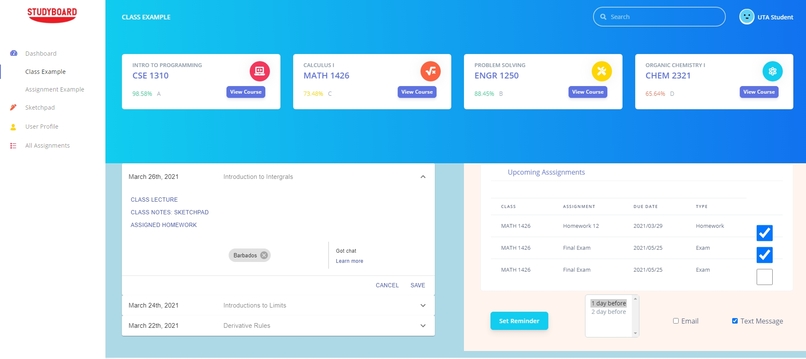 StudyBoard-LazyBois – screenshot 3