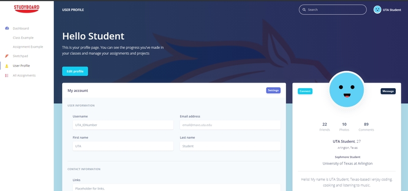 StudyBoard-LazyBois – screenshot 5