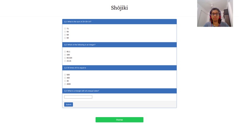 Shojiki - Online Proctoring Application – screenshot 3