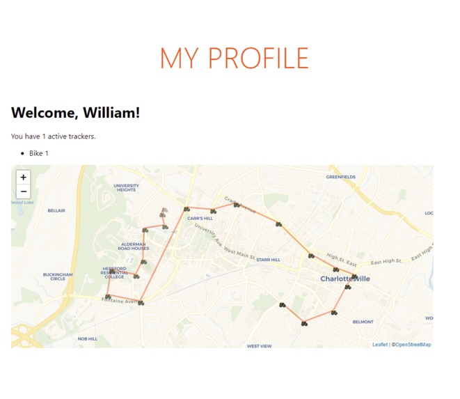 Track My Bike – screenshot 1
