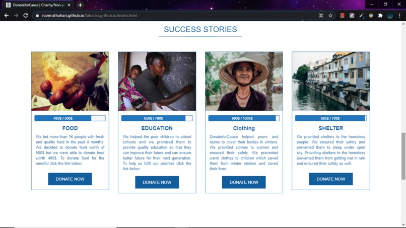 DonateForCause – screenshot 4