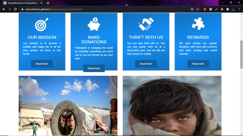 DonateForCause – screenshot 2