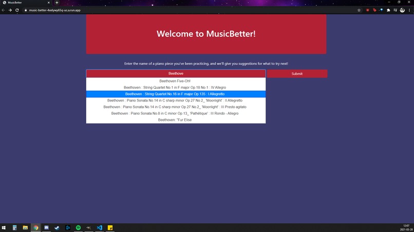 MusicBetter – screenshot 1