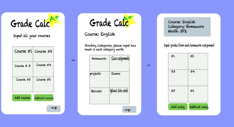 Grade Calculator – screenshot 1