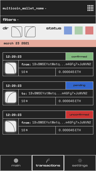 Satellite wallet – screenshot 19