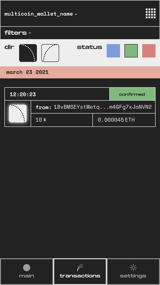 Satellite wallet – screenshot 20