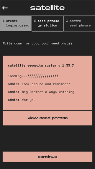 Satellite wallet – screenshot 6
