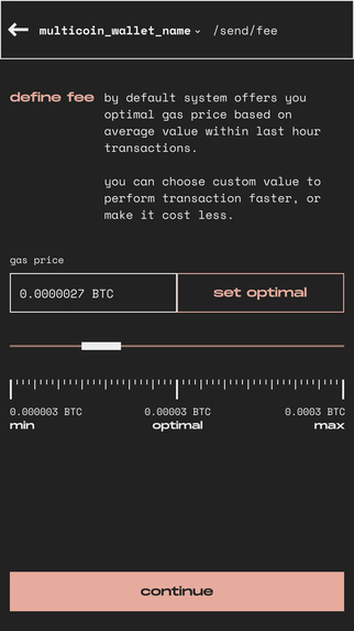 Satellite wallet – screenshot 25