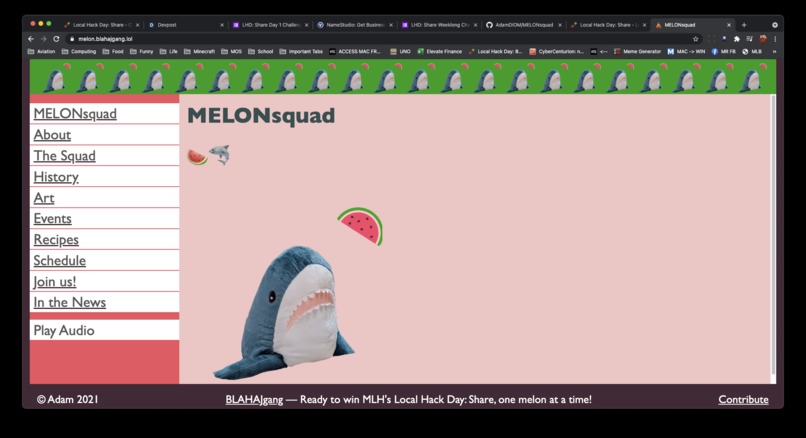Guild Website – screenshot 1
