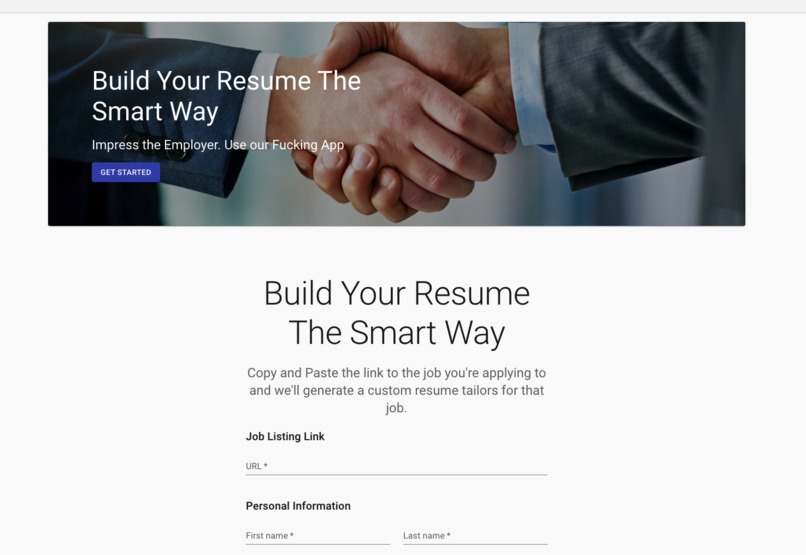 Resumate – screenshot 2