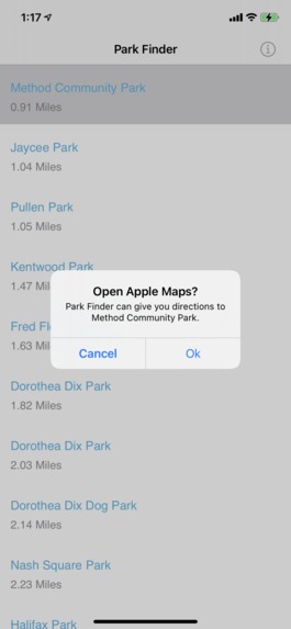 Park Finder – screenshot 3