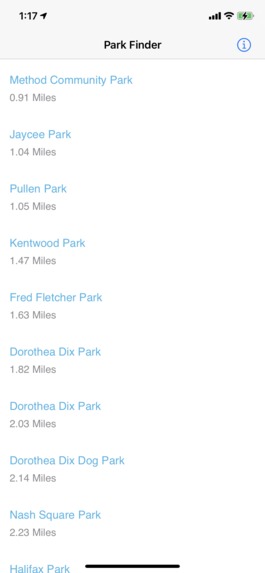 Park Finder – screenshot 4