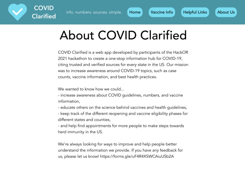 COVID Clarified – screenshot 3
