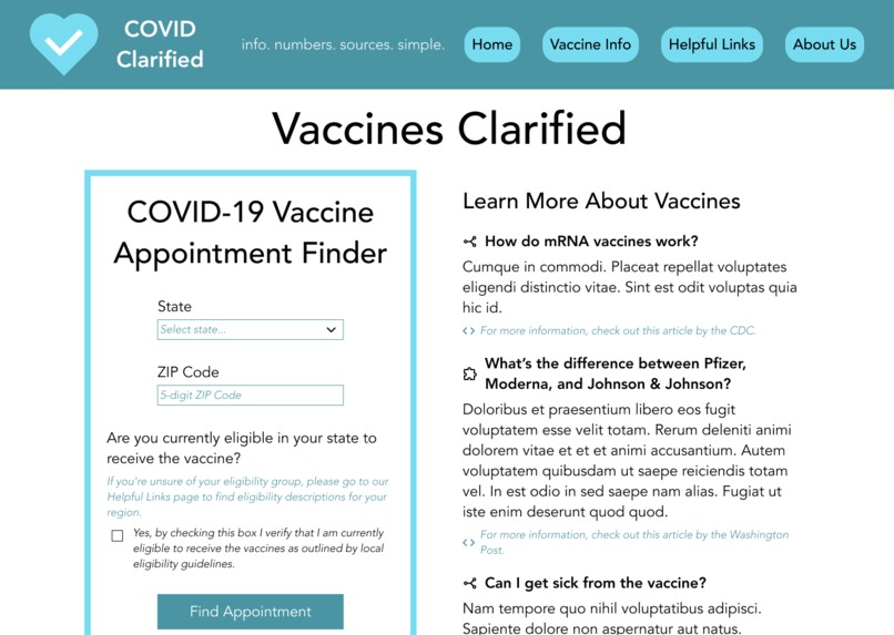 COVID Clarified – screenshot 2