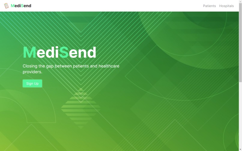 MediSend – screenshot 2