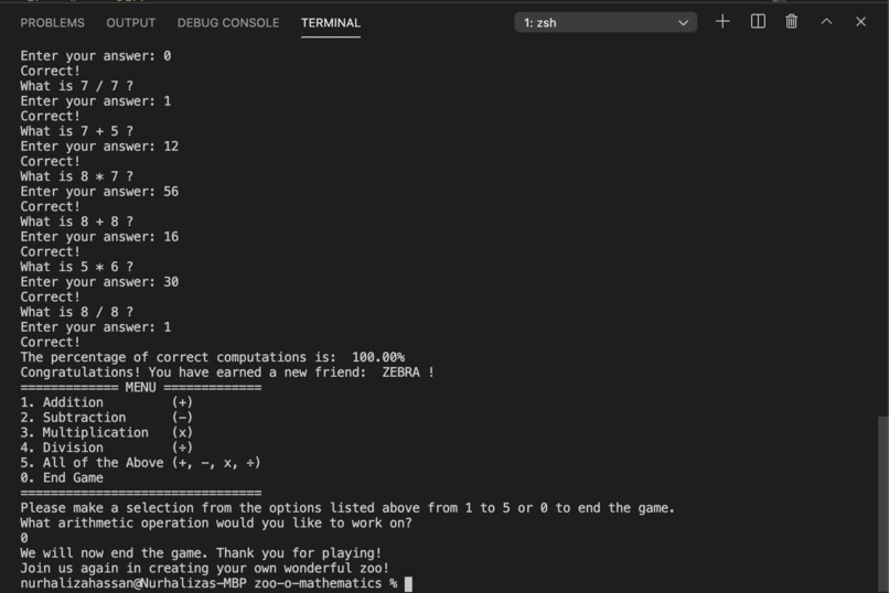 Zoo-o-mathematics! – screenshot 3