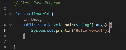 Hello World in a New Language – screenshot 1
