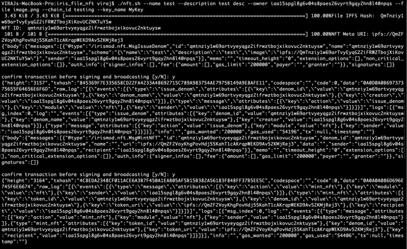 Iris File NFT – screenshot 1