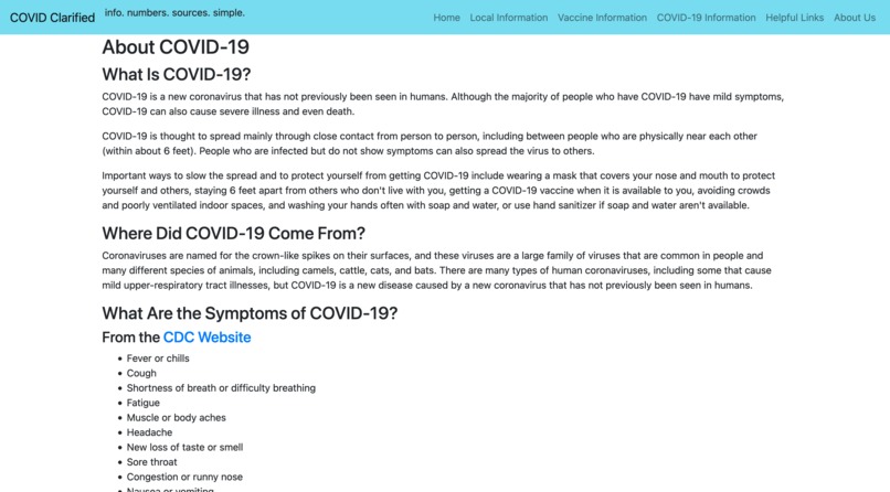 COVID Clarified – screenshot 8