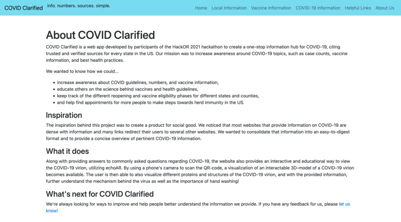 COVID Clarified – screenshot 10
