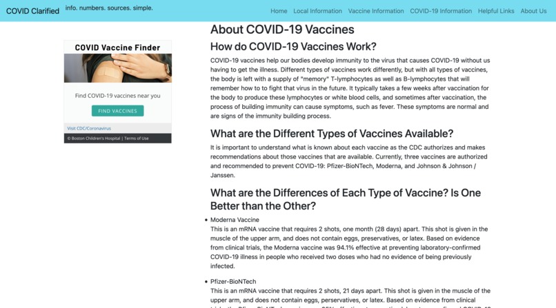 COVID Clarified – screenshot 7
