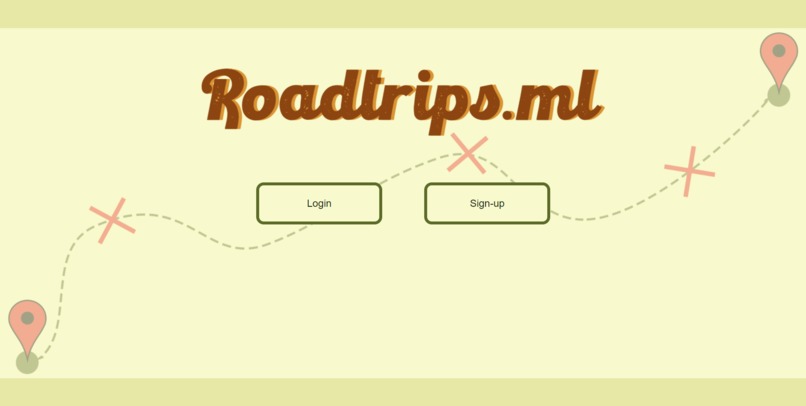 RoadTrips.ml – screenshot 1