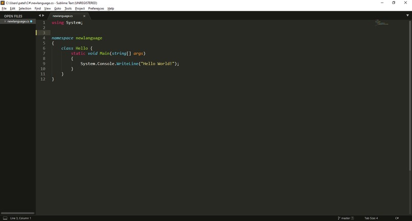 Say "Hello World" – screenshot 1