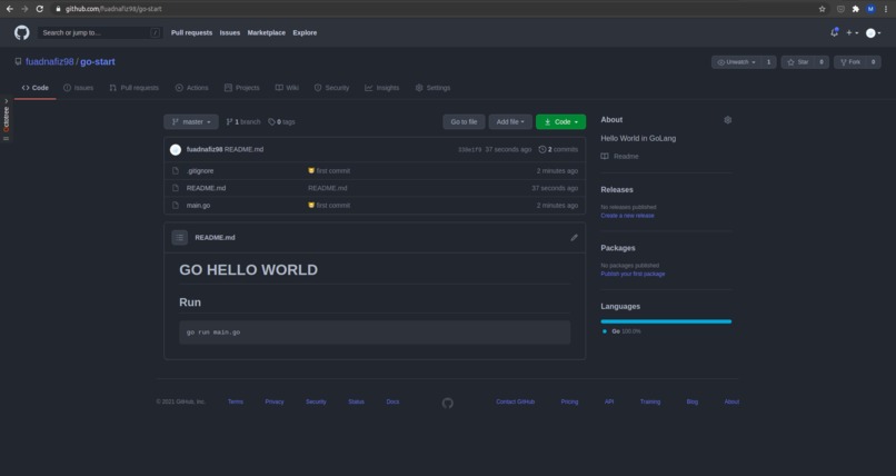 Hello, World in a New Language – screenshot 1