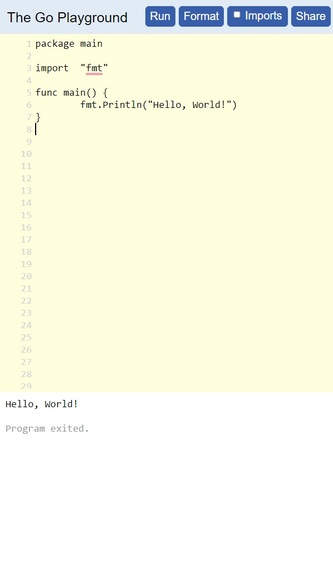 Hello, World! in a New Language – screenshot 1