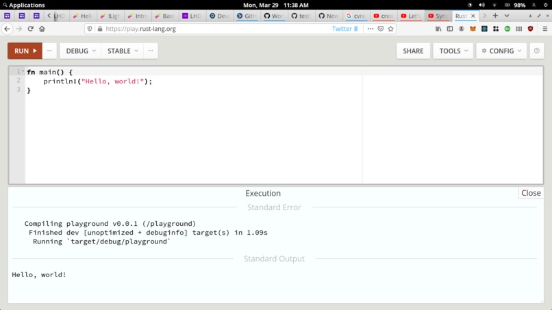 Hello World – screenshot 1