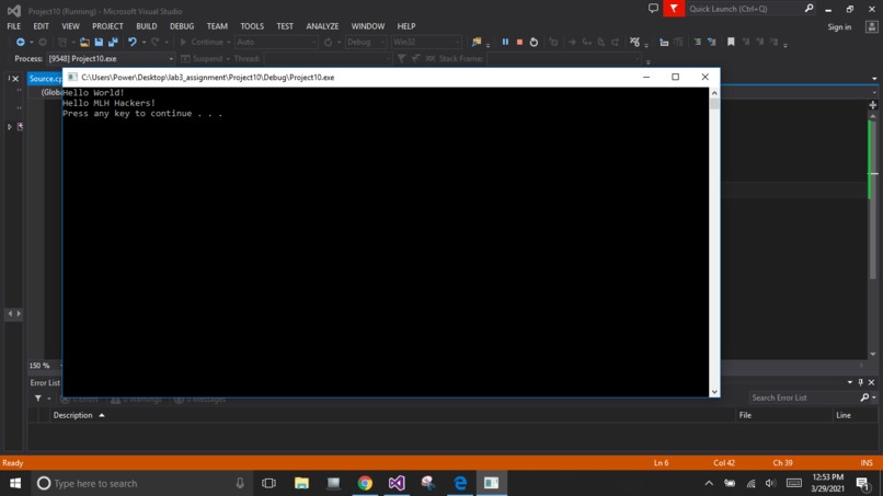 Hello World! – screenshot 2