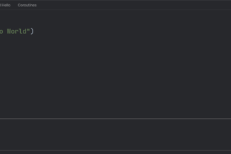 Hello world in Kotlin