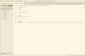 Hello word in new language