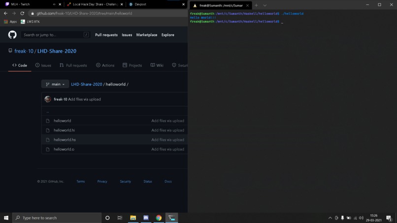 Hello World in New Language – screenshot 1