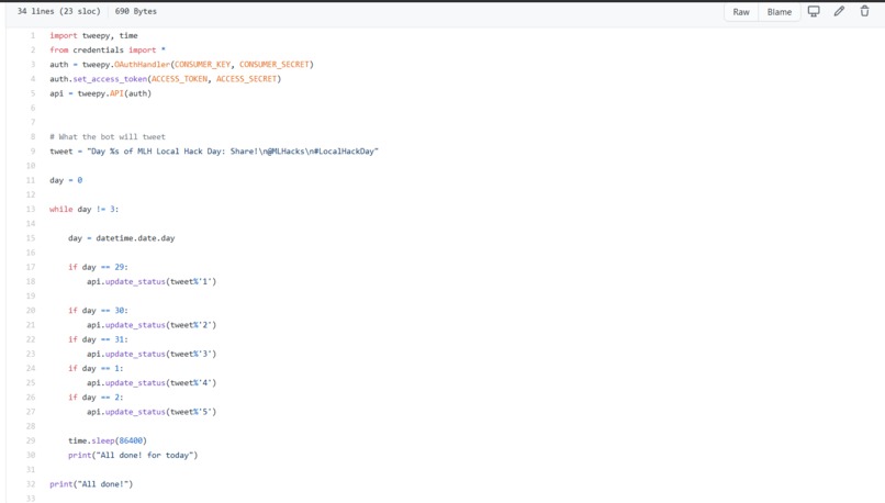 LHD TweetBot – screenshot 1