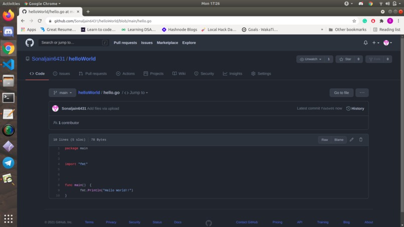 Hello, World – screenshot 1