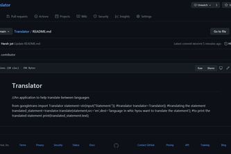 Building a Translator