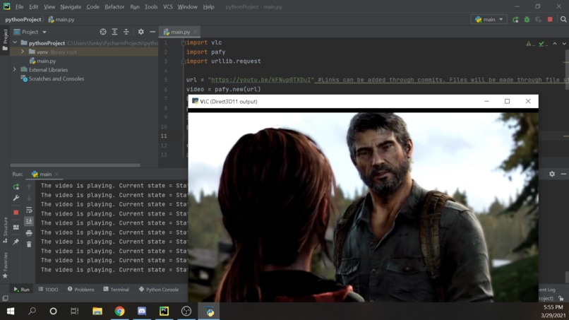 Create a video playlist project  – screenshot 1