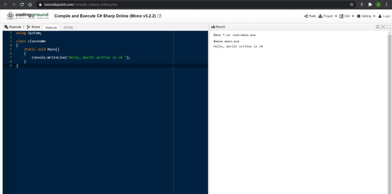 Hello, World in a New Language – screenshot 1