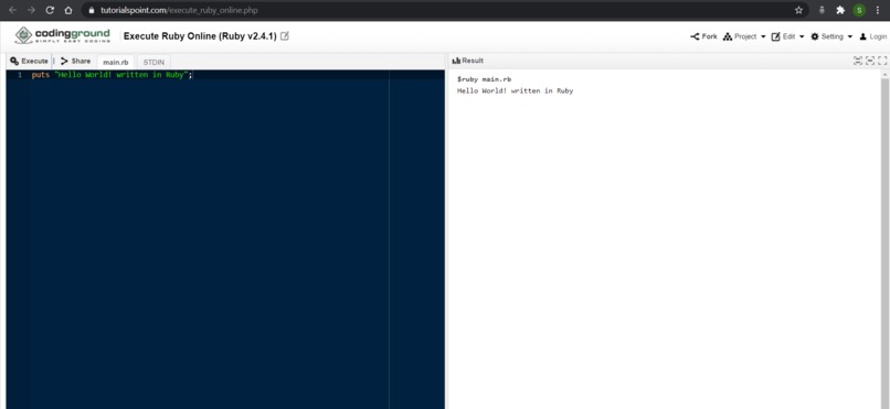Hello, World in a New Language – screenshot 2