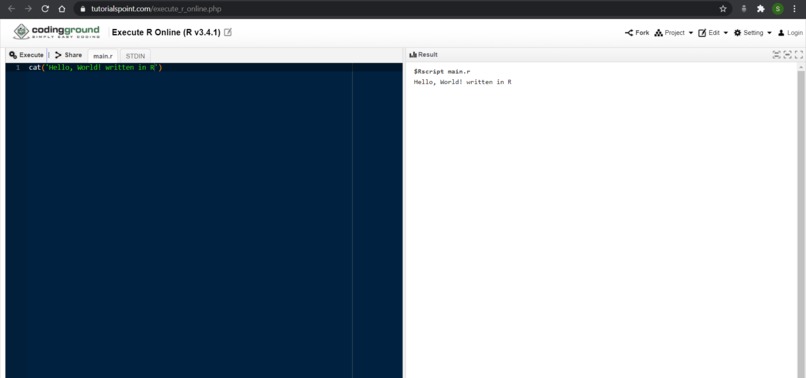 Hello, World in a New Language – screenshot 3