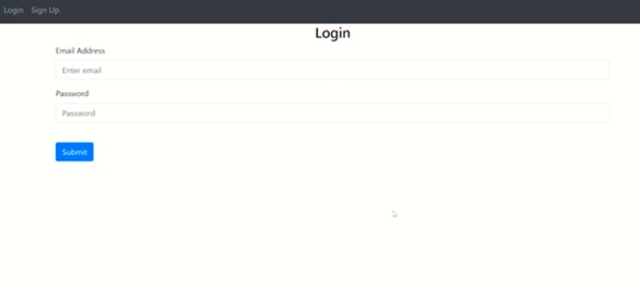 Flask web app – screenshot 1