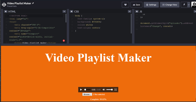 Video-Playlist-Maker – screenshot 1