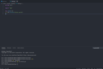 Hello in Golang