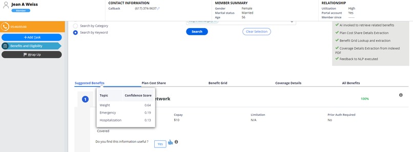 One Benefit solution – screenshot 7