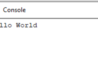Hello world in new Language